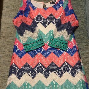 Sequin Hearts Multi-colored Dress